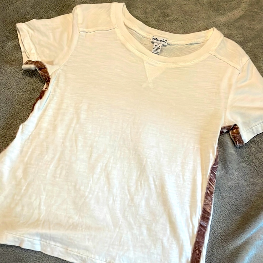 Splendid girls white tee